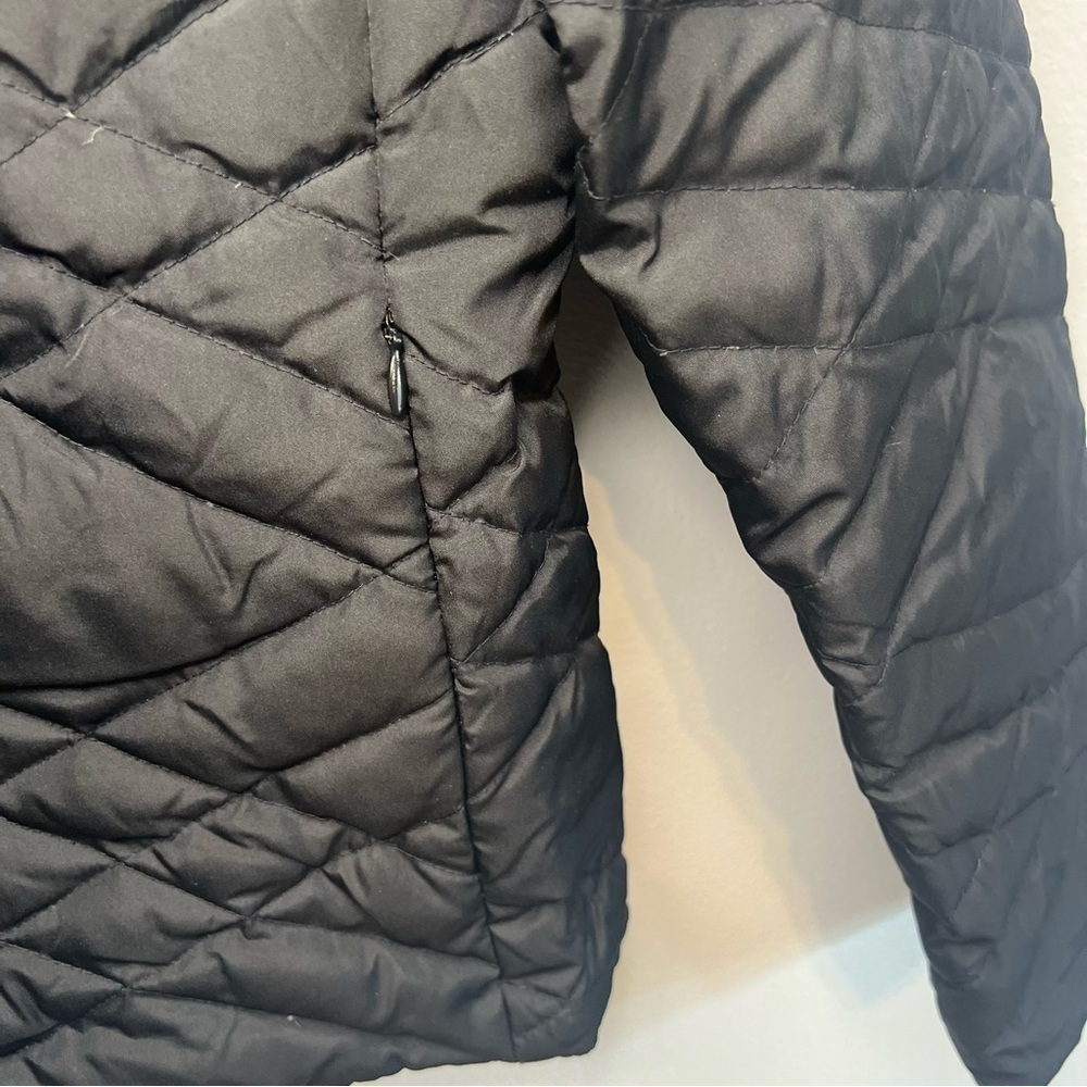 NEW YORK & CO Puffer Down Jacket Hooded Black Winter Outdoor Sz S Parka - Picture 4 of 10